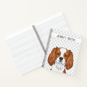Carnet Tête de Cavalier King Charles Spaniel Blenheim & T (Intérieur)