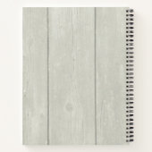 Carnet Tête de cerf géométrique avec couronne florale per (Dos)