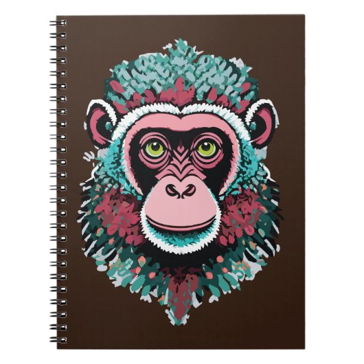 Carnet Tête de singe (Devant)