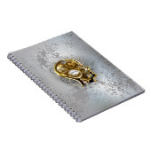 Carnet Tête de Steampunk avec manomètre (Côté Droit)