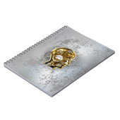 Carnet Tête de Steampunk avec manomètre (Côté gauche)