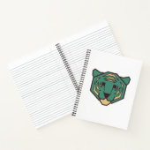 Carnet Tête de tigre bleue (Intérieur)