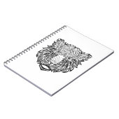 Carnet Tête de tigre de style (Côté gauche)