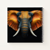 Carnet Tête d'éléphant d'Afrique (Dos)