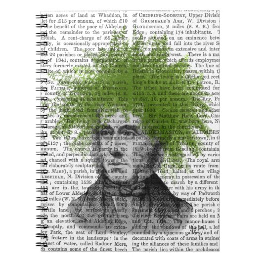 Carnet Tête du Plante Asparagus Fern (Devant)