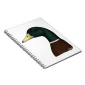 Carnet Tête Mallard Drake (Côté Droit)