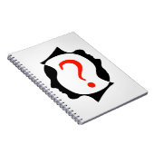 Carnet têtes avec un point d'interrogation (Côté Droit)