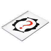 Carnet têtes avec un point d'interrogation (Côté gauche)