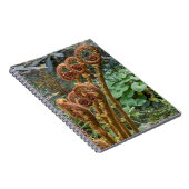 Carnet Têtes de violon de fougère botanique (Côté Droit)