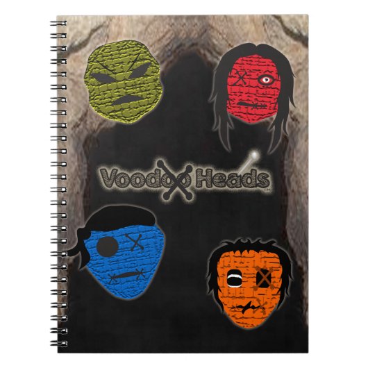 Carnet Têtes vaudou ~ Grotte (Devant)