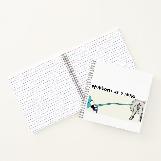 Carnet têtu comme une mule (Intérieur)