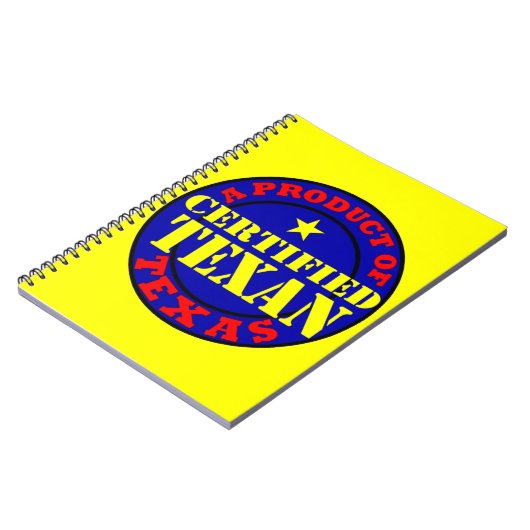 CARNET TEXAN CERTIFIÉ (Côté gauche)