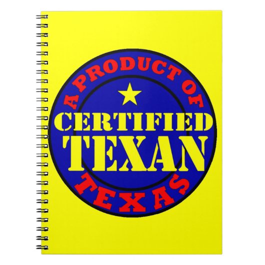 CARNET TEXAN CERTIFIÉ (Devant)