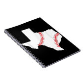 Carnet Texas Baseball État drôle Texas Baseball (Côté Droit)