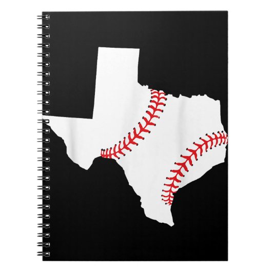 Carnet Texas Baseball État drôle Texas Baseball (Devant)
