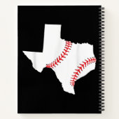 Carnet Texas Baseball État drôle Texas Baseball (Dos)