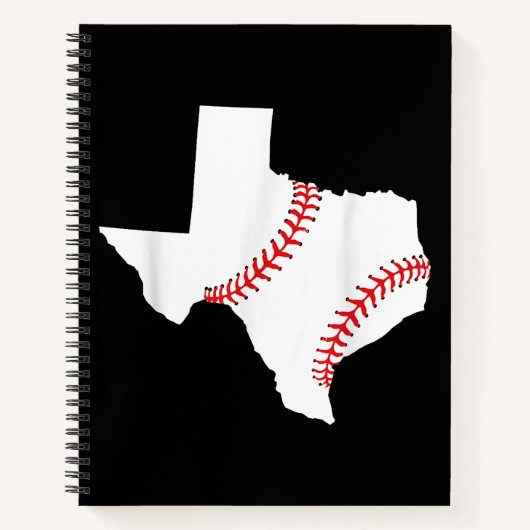 Carnet Texas Baseball État drôle Texas Baseball (Devant)