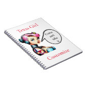 Carnet Texas Girl Thunder_Cove (Côté Droit)