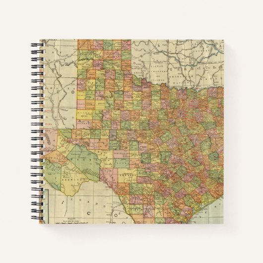 Carnet Texas par Rand McNally (Devant)