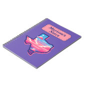 Carnet Texas Pink and Blue Cotton Candy Skies (Côté gauche)