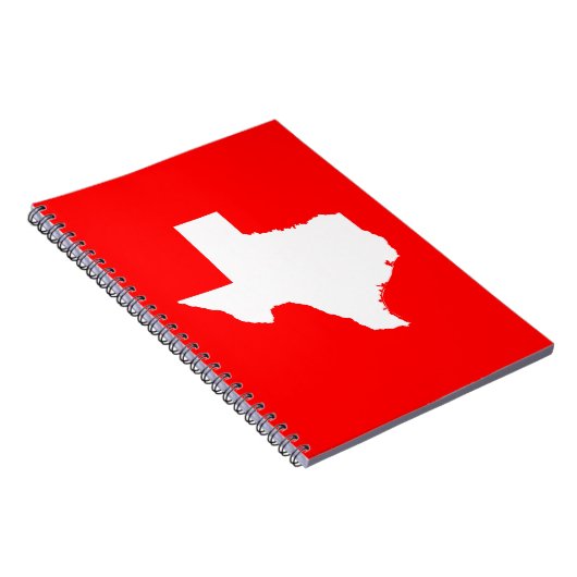 Carnet Texas rouge et blanc (Côté Droit)