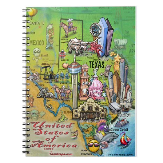 Carnet Texas USA (Devant)