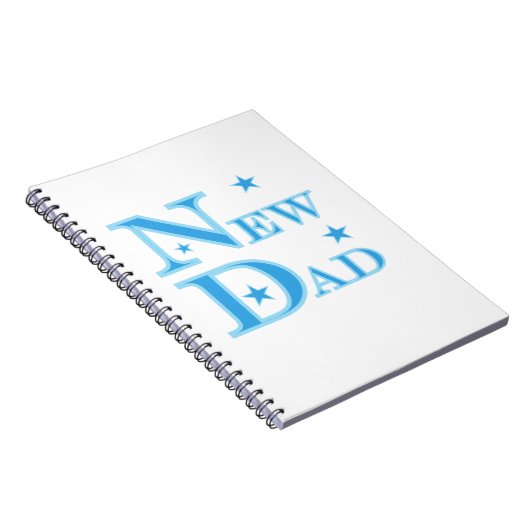 Carnet Texte Bleu Nouveau Cadeaux Papa (Côté Droit)