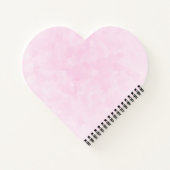 Carnet Texte d'amour rouge en lettres bloc gras Aquarelle (Dos)