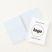 Carnet Texte de logo simple pour la promotion des affaire (Intérieur)