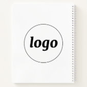 Carnet Texte de logo simple pour la promotion des affaire (Dos)