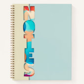 Carnet Texte de note coloré (Devant)