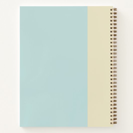 Carnet Texte de note coloré (Dos)