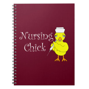 Carnet Texte du poussin de soins infirmiers