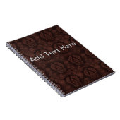 Carnet Texte en cuir Brown (Côté Droit)