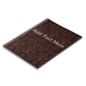 Carnet Texte en cuir Brown (Côté gauche)