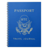 Carnet Texte et couleurs faits sur commande de monogramme (Devant)