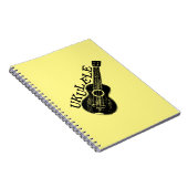 Carnet Texte Et Image Ukulele (Côté Droit)