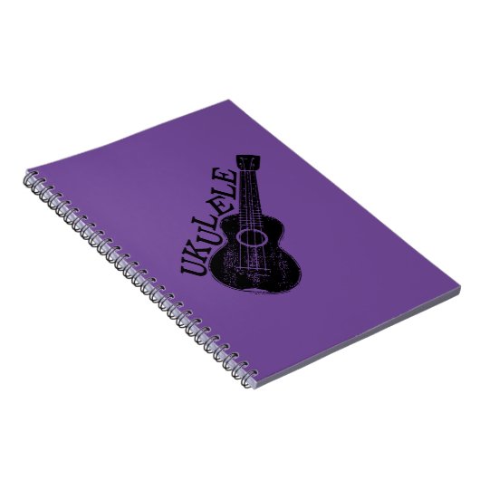 Carnet Texte Et Image Ukulele (Côté Droit)