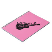 Carnet Texte Et Image Ukulele (Côté gauche)