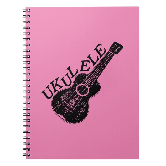 Carnet Texte Et Image Ukulele (Devant)