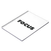 Carnet Texte flou focalisé (Côté gauche)