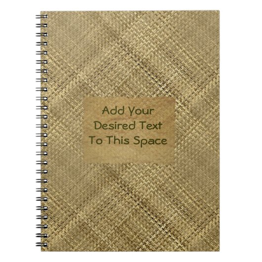 Carnet Texte personnalisable de couverture d'effet (Devant)