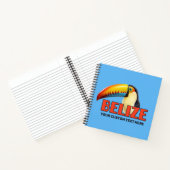 Carnet Texte personnalisé BELIZE Toucan (Intérieur)