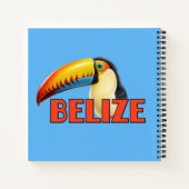 Carnet Texte personnalisé BELIZE Toucan (Dos)
