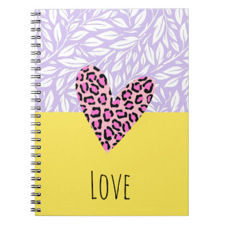 Carnet Texte personnalisé Bloc de couleur graphique vibra