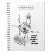 Carnet TEXTE PERSONNALISÉ - Dansons (Devant)