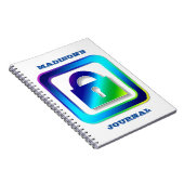 Carnet Texte personnalisé de cadenas (Côté Droit)