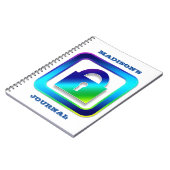 Carnet Texte personnalisé de cadenas (Côté gauche)