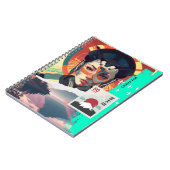 Carnet TEXTE PERSONNALISÉ - Image Ai : Cyborg chinois (Côté gauche)