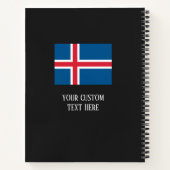 Carnet Texte personnalisé Islande (Dos)